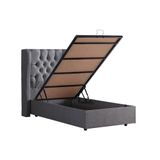 Setay Mobilya 100x200 cm Gri Baza ve Başlık Seti