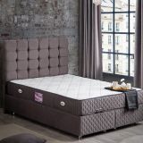 Setay Mobilya 120x200 cm Antrasit Duke Baza Başlık ve Yatak Seti
