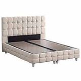 Setay Mobilya 140x200 cm Silwer Baza ve Başlık Seti