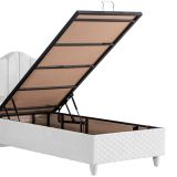 Setay Mobilya 150x200 cm Beyaz Trend Baza ve Başlık Seti