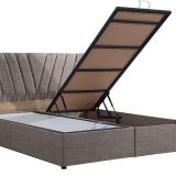 Setay Mobilya 150x200 cm Fersa Açık Kahverengi Baza ve Başlık Seti