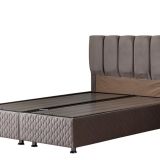 Setay Mobilya 150x200 cm Gri Tetra Baza ve Başlık Seti
