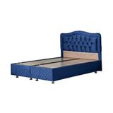 Setay Mobilya 150x200 cm Lacivert Şah New Baza ve Başlık Seti