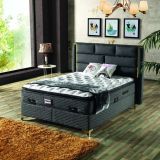 Setay Mobilya 160x200 cm Gri Royal Baza Başlık ve Yatak Seti