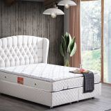 Setay Mobilya 160x200 cm Krem Nice Baza Başlık ve Yatak Seti