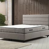 Setay Mobilya 160x200 cm Motya Açık Gri Baza ve Başlık Seti