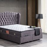 Setay Mobilya 180x200 cm Antrasit Nice Baza Başlık ve Yatak Seti