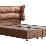 Setay Mobilya 180x200 cm Barselona Açık Kahverengi Baza ve Başlık Seti