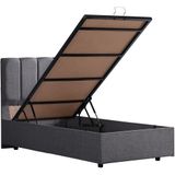 Setay Mobilya 180x200 cm Gabba Gri Baza ve Başlık Seti