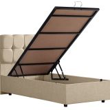 Setay Mobilya 180x200 cm Krem Paris Baza Ve Başlık Seti