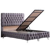 Setay Mobilya 90x190 cm Antrasit Gri Roma Baza ve Başlık Seti