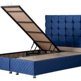 Setay Mobilya 90x190 cm Duke New Lacivert Baza ve Başlık Seti
