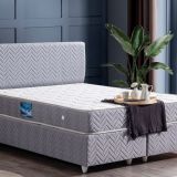 Setay Mobilya 90x190 cm Gri Baza Başlık Orthosoft Yatak Seti