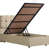 Setay Mobilya 90x190 cm Krem Paris Baza Ve Başlık Seti