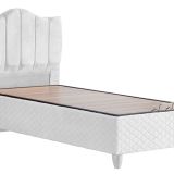 Setay Mobilya 90x200 cm Beyaz Trend Baza ve Başlık Seti