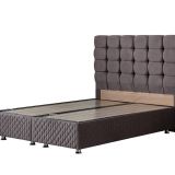 Setay Mobilya 90x200 cm Duke Antrasit Gri Baza ve Başlık Seti