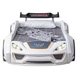 Setay Mobilya Beyaz Vento Cooper Full Ledli Rüzgarlıklı Arabalı Yatak