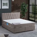Setay Mobilya Kahverengi 140x190 cm Fersa Çift Kişilik Orthosoft Baza