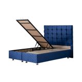 Setay Mobilya Lacivert 90X190 Duke New Baza Başlık ve Yatak Seti