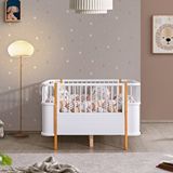 Setay Mobilya Mdf Beşik, Bella Büyüyen Beşik 90x120 - Bella Karyola 90x190 Ceviz