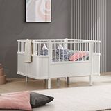 Setay Mobilya Mdf Beşik, Siesta Büyüyen Beşik 90x130 - Beyaz