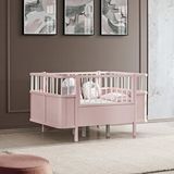 Setay Mobilya Mdf Beşik, Siesta Büyüyen Beşik 90x130 - Siesta Karyola 90x190 - Pembe