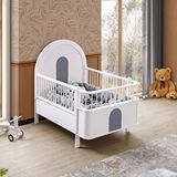 Setay Mobilya Mdf Beşik, Venüs Büyüyen Beşik 90x130 - Venüs Karyola 90x190 Gri