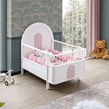 Setay Mobilya Mdf Beşik, Venüs Büyüyen Beşik 90x130 - Venüs Karyola 90x190 Pembe