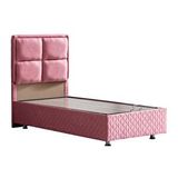 Setay Mobilya Pembe 100x200 cm Grand Tek Kişilik Baza Başlık Seti