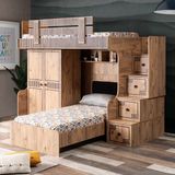 Setay Natural Ranza Karyola 2 Kapaklı Dolap - 90 x 190 cm - Ceviz