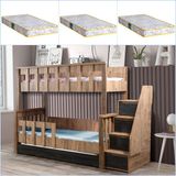 Setay Ranza Diva Mdf Profil Diva Ayrılabilir Yavrulu Ranza + 3 Adet Comfort Yatak - 90 x 200 cm
