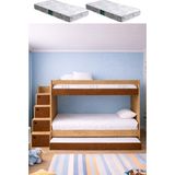 Setay Ranza, Martin Yavrulu Ranza - Ceviz - 2 Adet Comfort Yatak - Beyaz