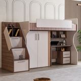 Setay Ranza, Milano Dolaplı Çalışma Masalı Modern Ranza - Ceviz - 90 x 190 cm