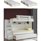 Setay Ranza, Su Yavrulu Ranza - Beyaz 2 Adet Comfort Yatak - 90 x 190 cm