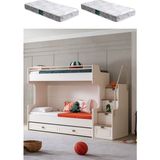 Setay Ranza, Zenit Plus Yavrulu Ranza + 2 Adet Comfort Yatak - Beyaz - 100 x 100 cm