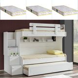 Setay Su Yavrulu Ranza - Beyaz + 3 Adet Comfort Yatak - 90 x 190 cm