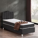 Setay Trend İkili Set Tek Kişilik Baza Başlık - Antrasit - 120 x 200 cm