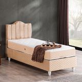 Setay Trend İkili Set Tek Kişilik Baza Başlık - Bej - 90 x 190 cm