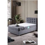 Setay Venedik Tek Kişilik Baza Başlık Comfort Yatak Seti Gri