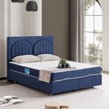 Setay Walter Tek Kişilik Baza Başlık Orthosoft Yatak Seti - Lacivert - 100 x 200 cm