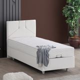Setay Wick İkili Set, Baza Başlık Seti - Beyaz - 90 x 200 cm