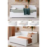 Setay Yavrulu Karyola, Tirilye Divan Karyola, Açılır Çift Kişilik Karyola + Soft Yatak