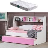 Setay Yavrulu Karyola, Tiriye Yavrulu Yatak 1 Adet Comfort Yatak - Pembe - 90 x 190 cm