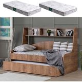 Setay Yavrulu Karyola, Tiriyo Yavrulu Yatak + 2 Adet Comfort Yatak - Renkli