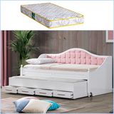 Setay Yavrulu Yatak, Eymen Yavrulu Karyola - Pembe + 1 Adet Comfort Yatak - 90 x 200 cm