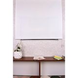 setekshome Ekru Simli Düz Etek Dilimsiz Ip 1000 Simli Sr Zebra Stor Güneşlik Perde - 100 x 220 cm