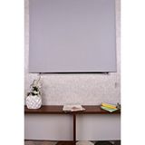 Setekshome Gri Düz Etek Dilimsiz İp 1080 Zebra Stor Güneşlik Perde