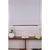 Setekshome Gri Düz Etek Dilimsiz Mat Sun P-1635 Zebra Stor Güneşlik Perde