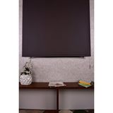 Setekshome Kahve Düz Etek Dilimsiz Mat Sun P-1745 Zebra Stor Güneşlik Perde
