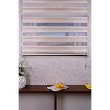 Setekshome Krem Kendinden Desenli Etek Dilimsiz Ds 11714-v1 Zebra Stor Güneşlik Perde
